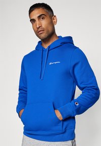Champion ICONS HOODIE SMALL LOGO - Kapucni - blue