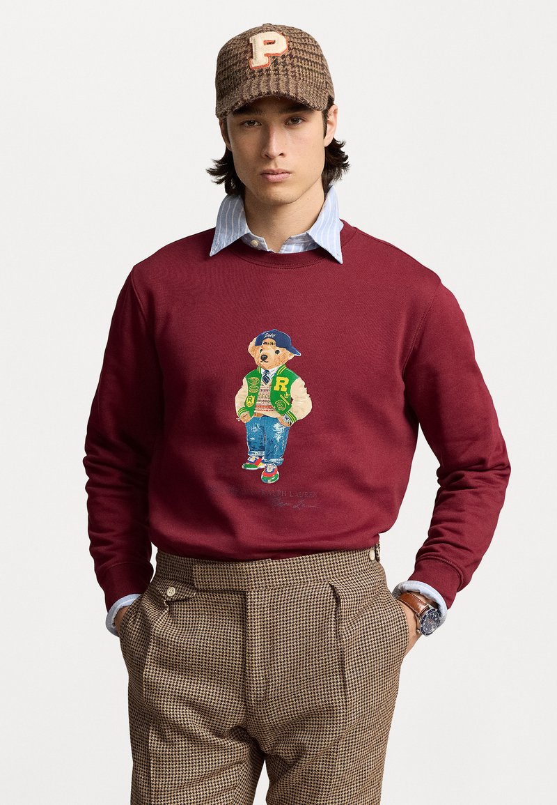 Polo Ralph Lauren POLO BEAR FLEECE SWEATSHIRT - Sweatshirt - red carpet