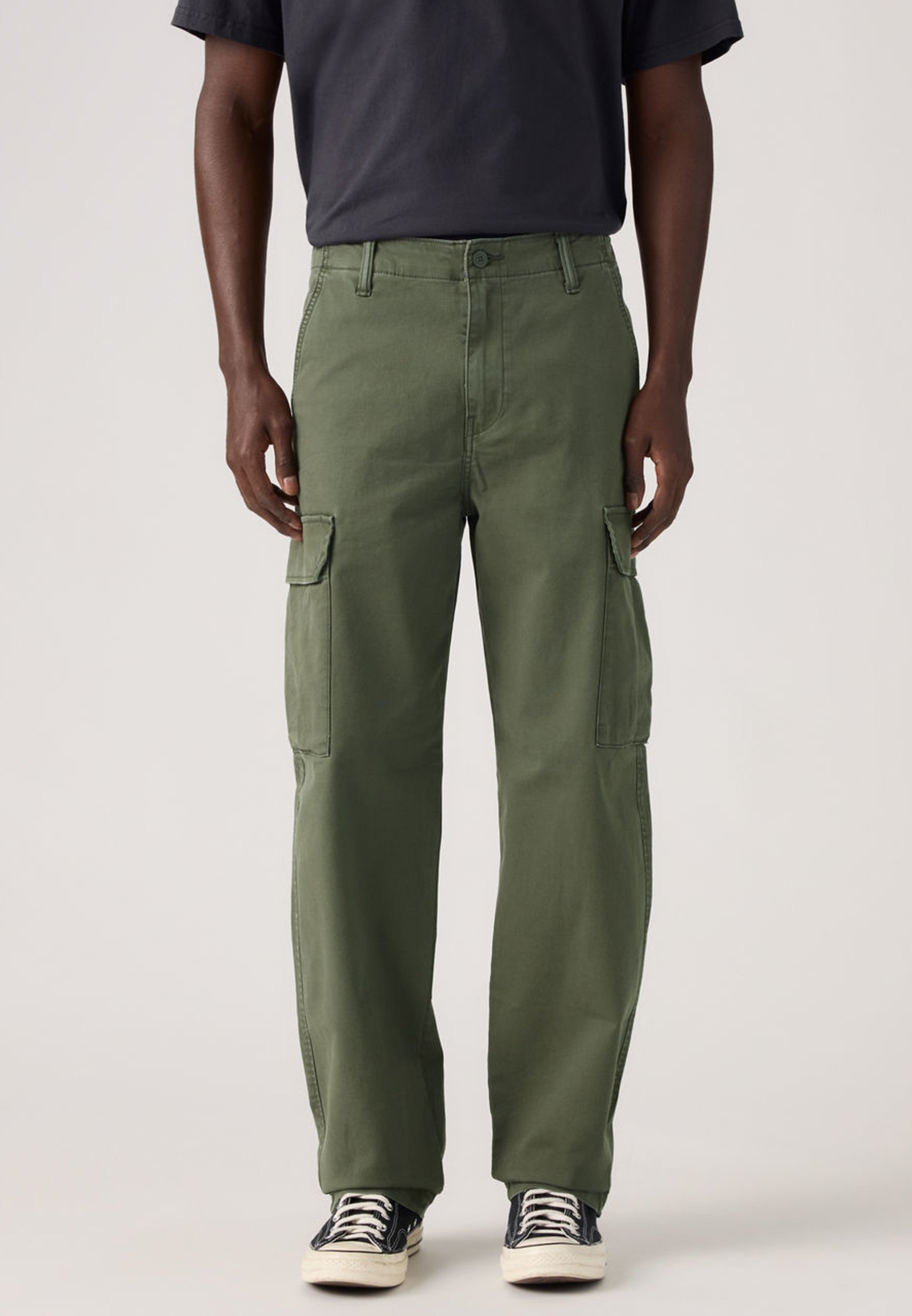 Levi's® XX CHINO LOOSE STRAIGHT PLEATED - Chinos - four leaf