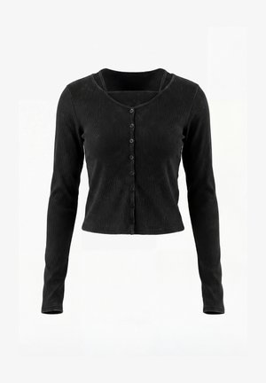 myMo ROCKS, Cardigan - black stone wash