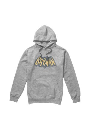 DC COMICS - BATMAN, BATMAN CLASSIC TV SHOW LOGO - Kapuzenpullover - mottled light grey