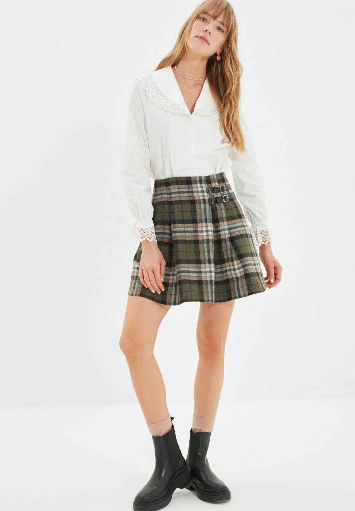Trendyol PARENT - Gonna a campana - green/verde - Zalando.it