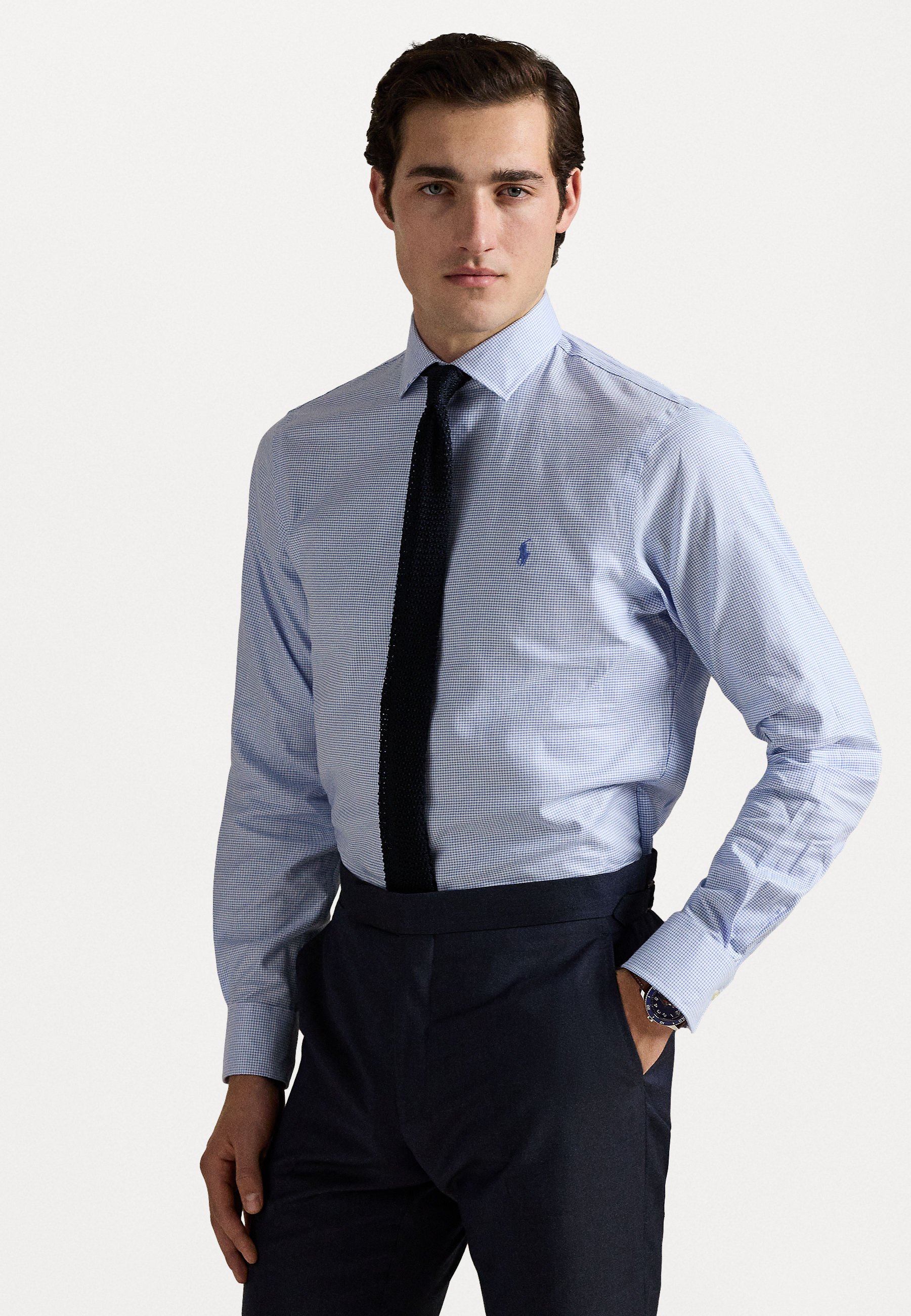polo with tie