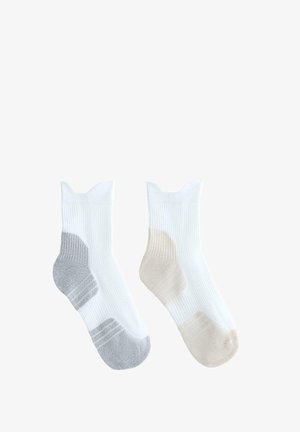 2 PAIRS OF QUARTER - Sportske čarape - stone