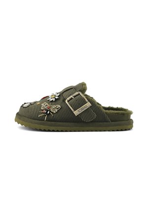Slippers - dark khaki