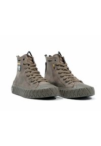 Palladium Botines con cordones - khaki