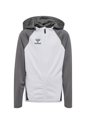 LEAD 20 - Sweat zippé - white steel gray