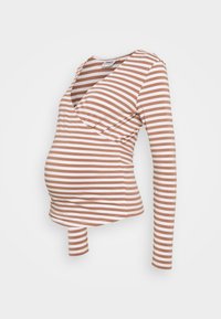 OLMJOY LIFE WRAP - Top s dlhým rukávom - beaver fur
