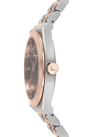 FERRAGAMO VEGA NEW PAIR - Käekell - silve rosegold coloured and black