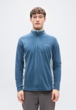 KLAMATH RANGE II HALF ZIP - Flísová bunda - everblue/crushed blue