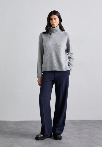 Filippa K RELAXED TURTLE NECK  - Pullover - grey melange