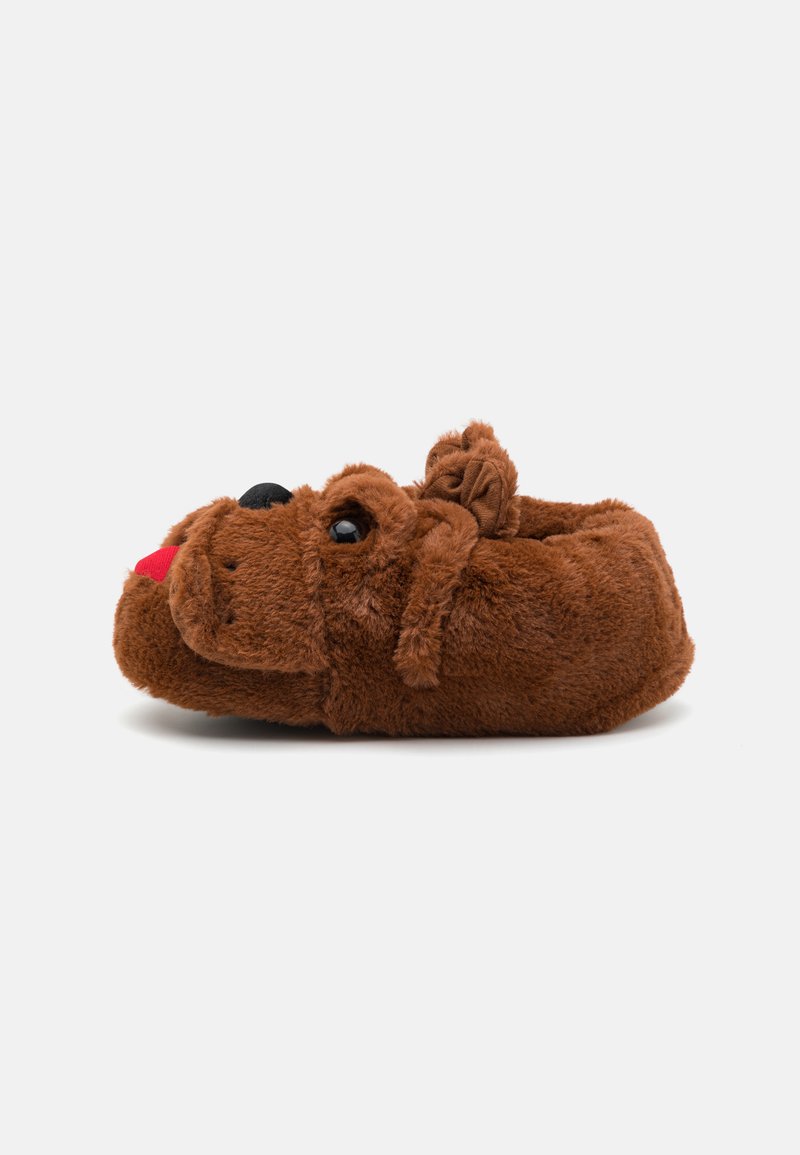 Loungeable BULLDOG SLIPPER - Slippers - brown - Zalando.de