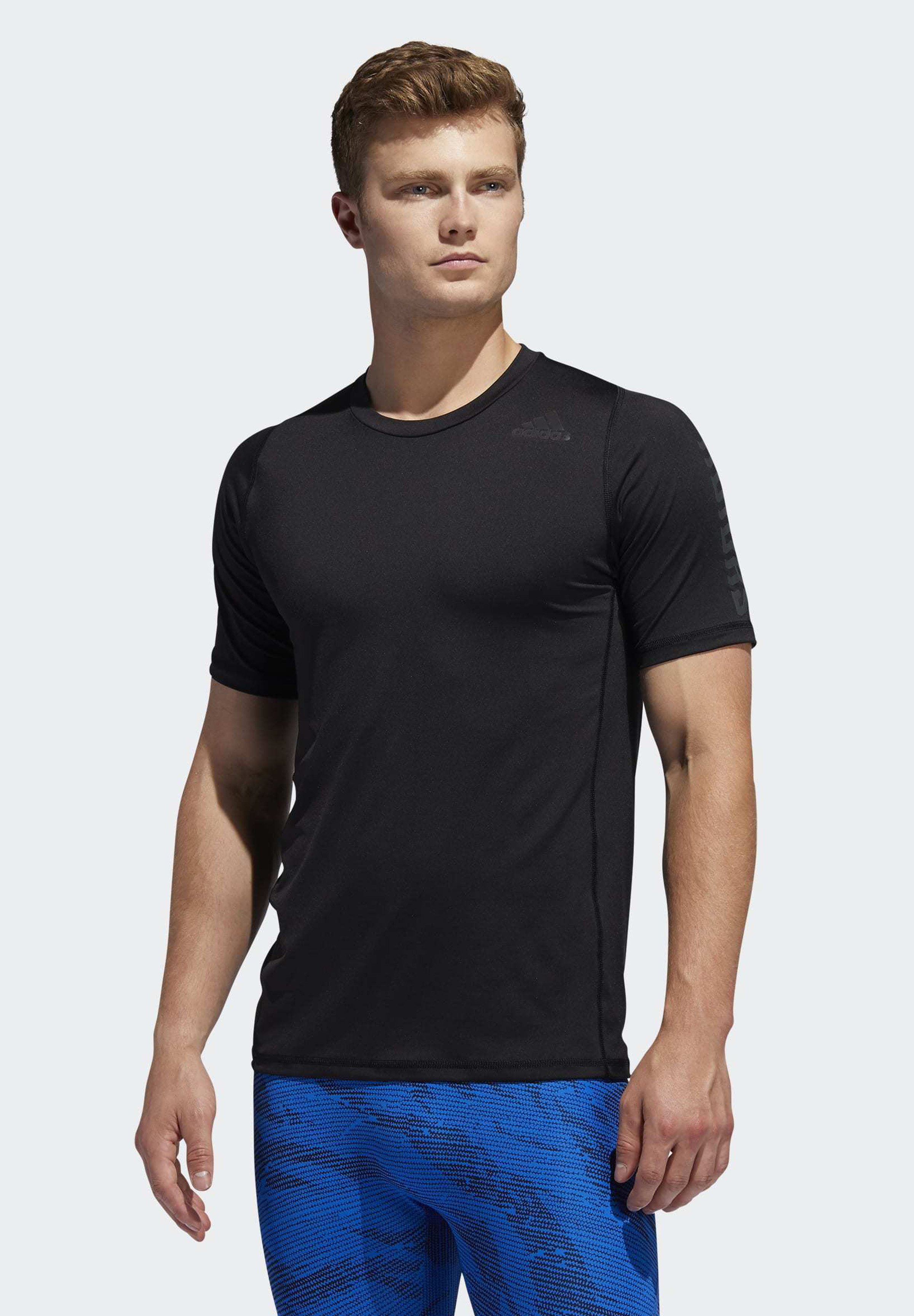adidas Performance ALPHASKIN GRAPHIC T-SHIRT - T-Shirt print -  black/schwarz - Zalando.de