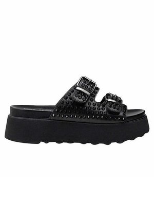 Cult, CON BORCHIE - Ciabattine - nero