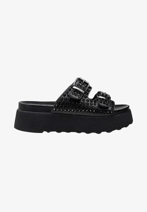 Cult, CON BORCHIE - Ciabattine - nero