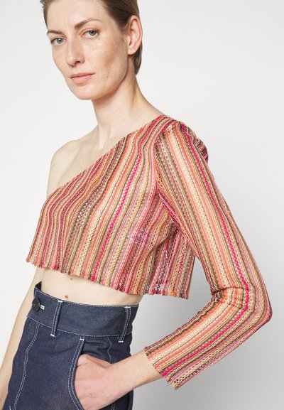 TOMMAZO ISIDOR ONE SHOULDER CROP - Pullover - multicolour