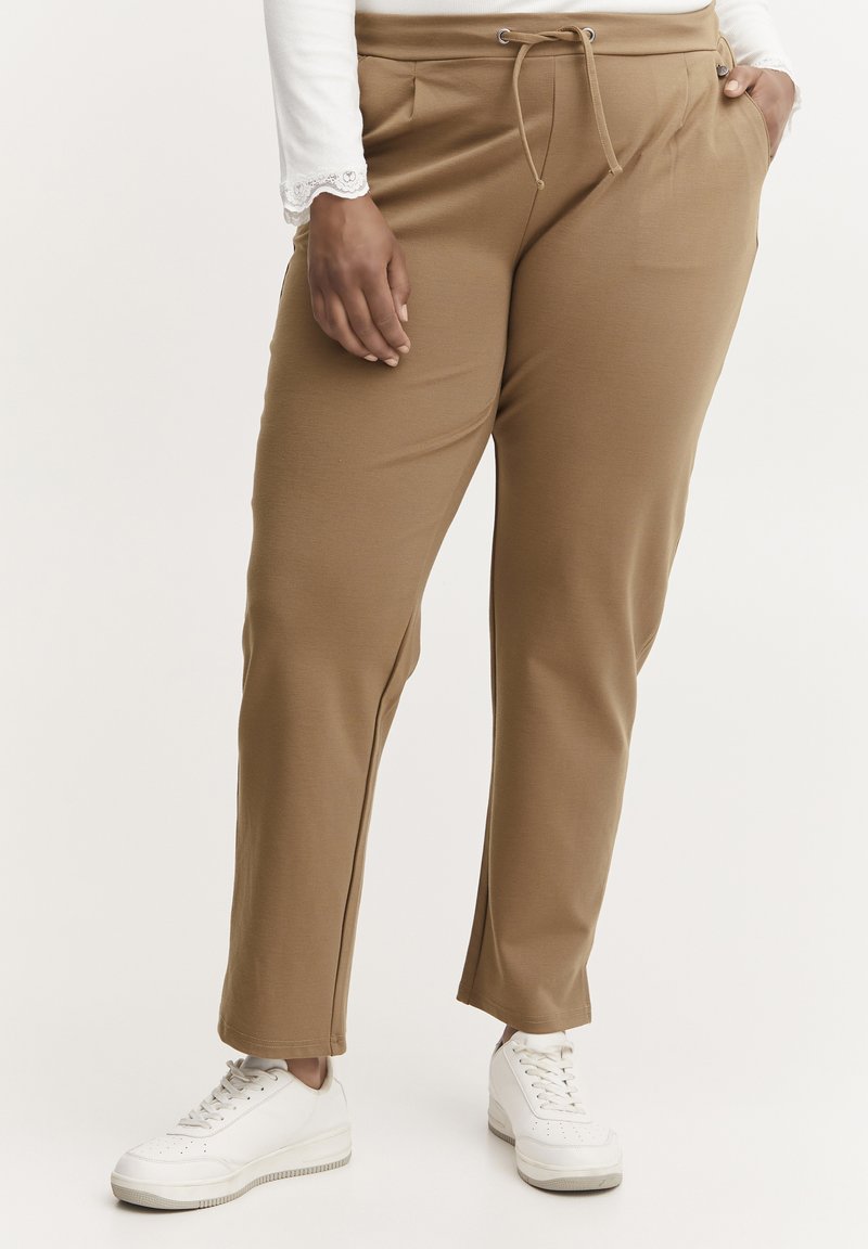 Fransa - STRETCH - Trousers - malt ball, Enlarge