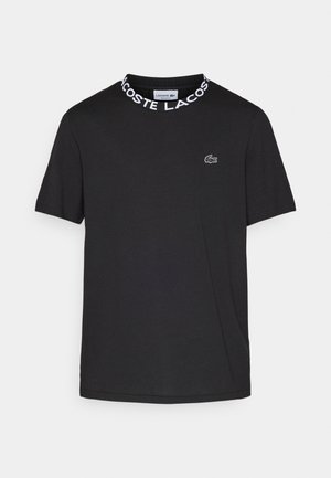 Lacoste CORE ACTIVE - Μπλουζάκι με στάμπα - black