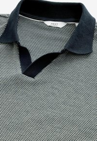 Next CUBAN COLLAR TEXTURED SHORT SLEEVE - REGULAR FIT - Polokoše�ľa - navy