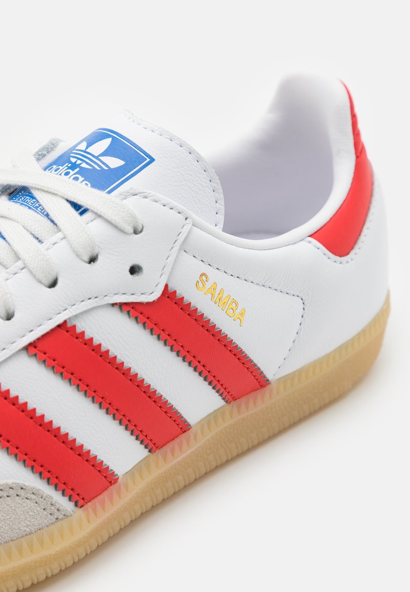 adidas Originals SAMBA OG UNISEX - Sneakers laag - footwear  white/collegiate red/wit - Zalando.nl