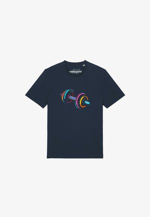 watapparel, 80S HANTEL UNISEX - T-Shirt print - french navy