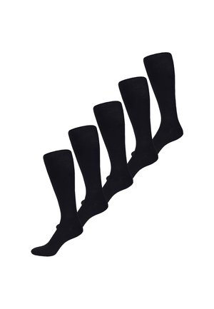 5 PACK - Kniestrümpfe - schwarz