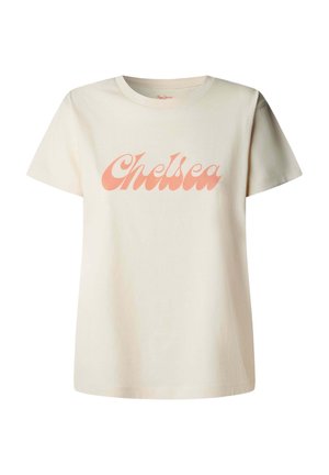 Pepe Jeans, PEPE JEANS PRINT T-SHIRT BANA - Camiseta estampada - canvas white