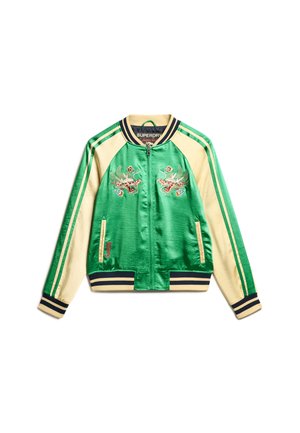 Superdry SUKAJAN EMBROIDERED - Bomberjacke - bowling green