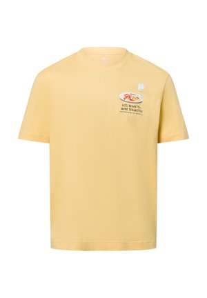 Print T-shirt - gelb
