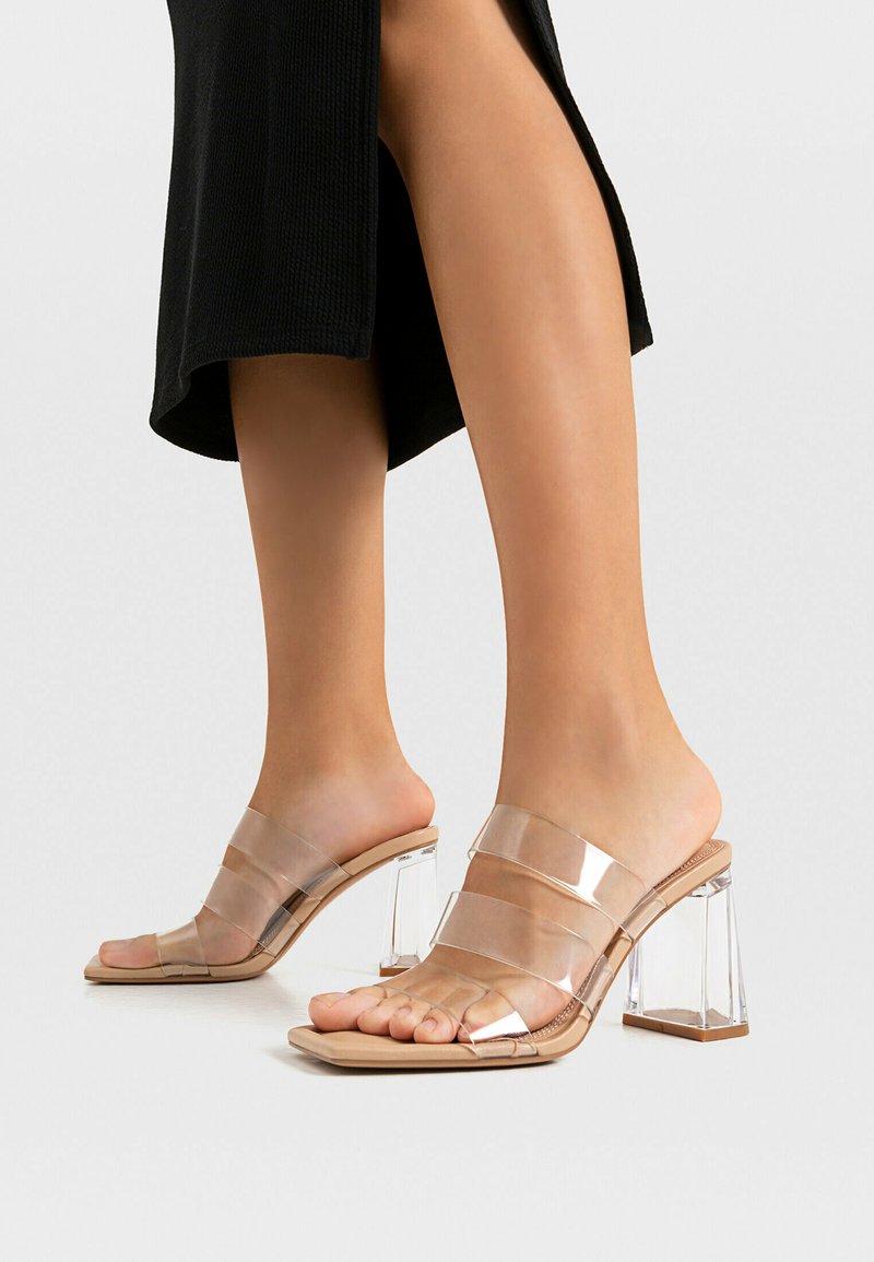 Damen Pumps | Stradivarius MIT ABSATZ AUS VINYLHigh Heel Sandalettenude - IK56124 Damen Pumps | Stradivarius MIT ABSATZ AUS VINYLHigh Heel Sandalettenude - IK56124