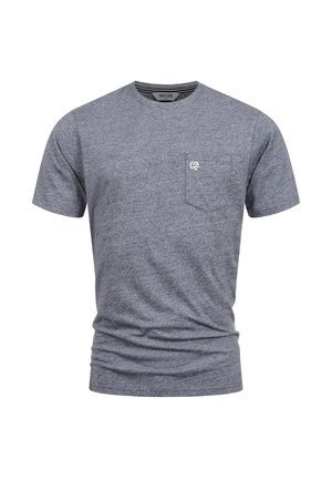INDICODE JEANS, INSTRIB, granatowy