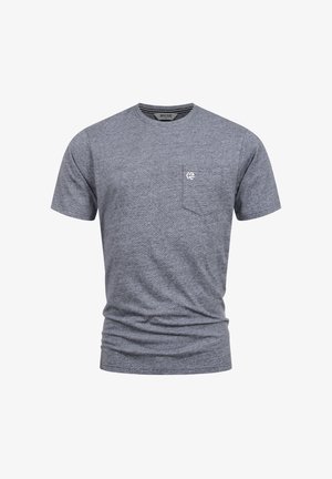 INDICODE JEANS, INSTRIB, granatowy
