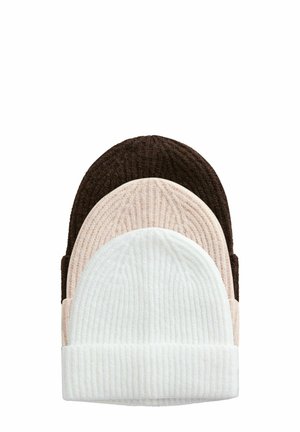 3 PACK - Čiapka - oat chocolate/brown/cream