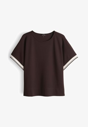 OPUS, T-shirt basic - coffee bean