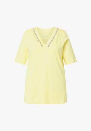 Ulla Popken, T-shirt imprimé - lemon yellow