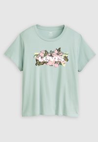 PERFECT - Print T-shirt - fill silt green