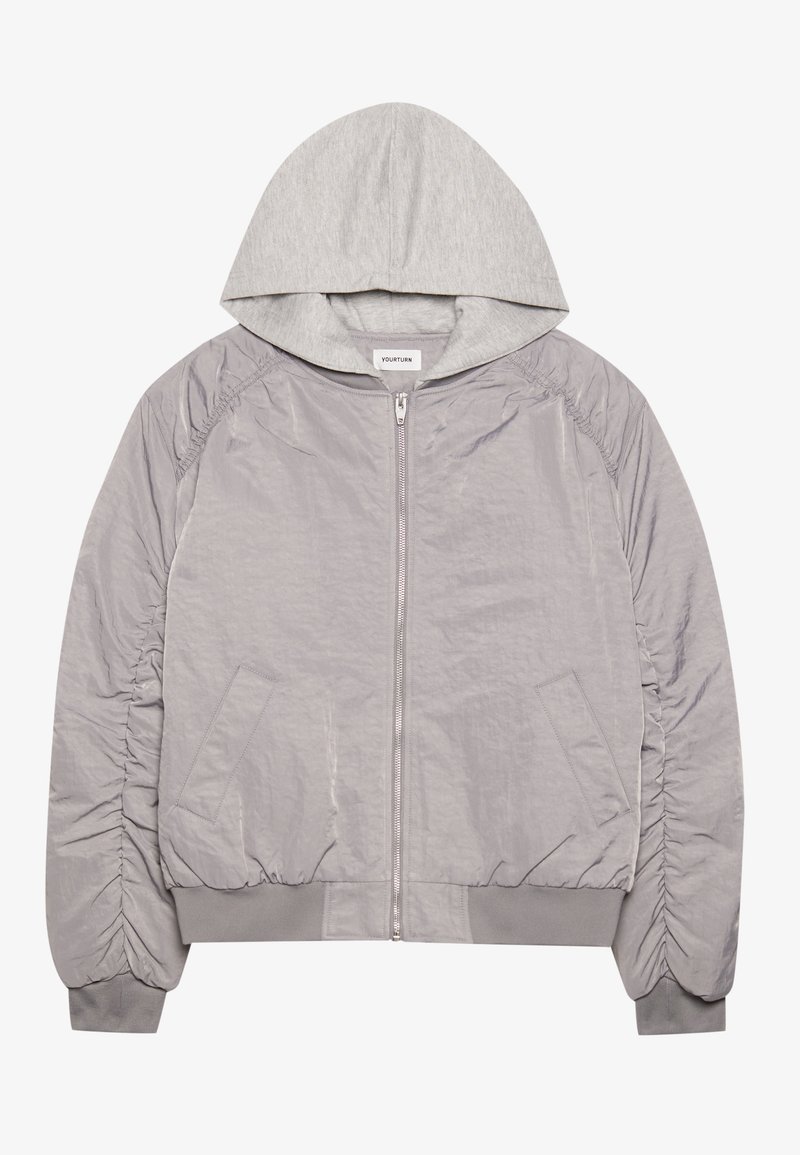 YOURTURN Bomberjacks lichtgrijs