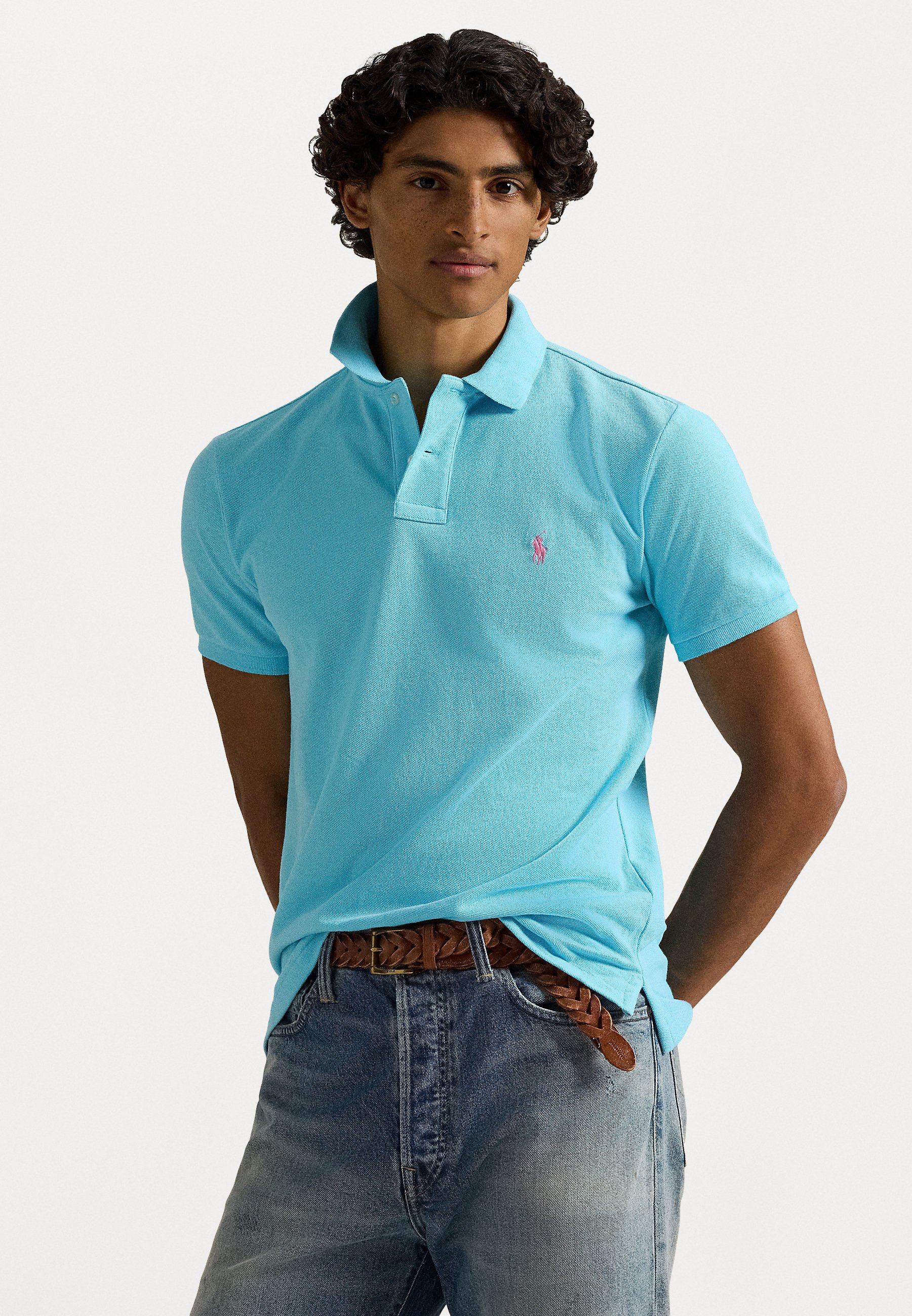 Polo Ralph Lauren - Koszulka polo/nakrapiany turkus - Zalando.pl