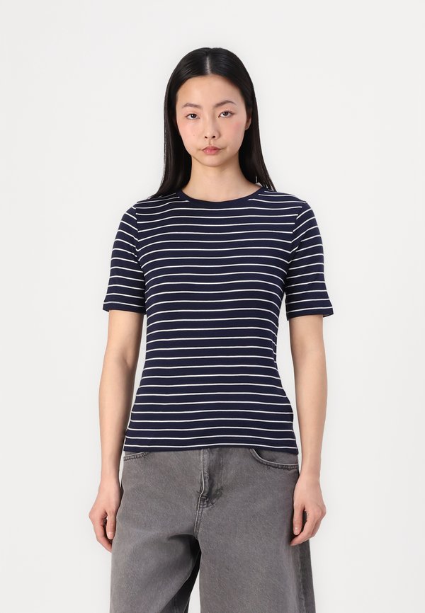MODERN CREW STRIPE - Print T-shirt