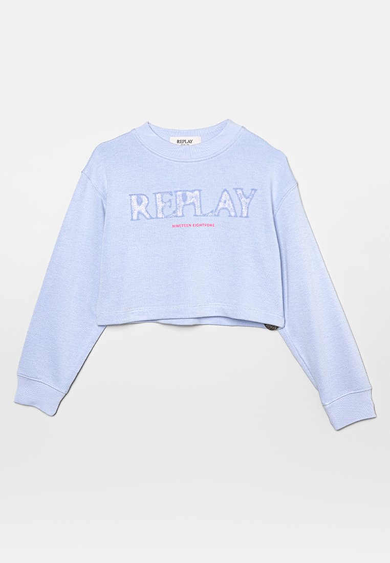 Replay Sweater lichtblauw