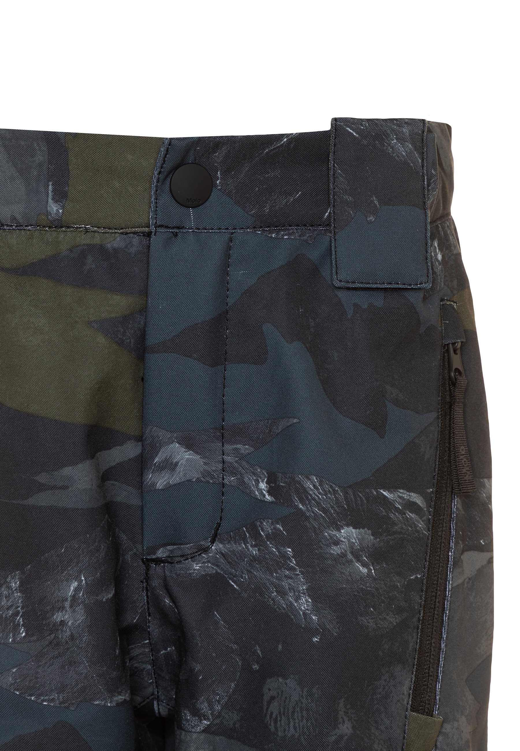 dark green snow pants