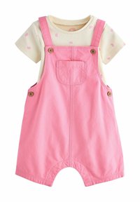 Next SHORT SLEEVE - REGULAR FIT SET - Short en jean - fluorescent pink