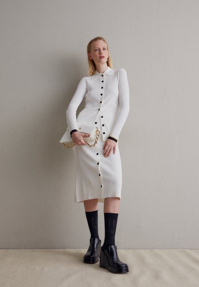 Proenza Schouler White Label FITTED CARDIGAN - Cardigan - cream