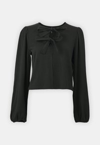 PCABINE ONECK TIE - Top dugih rukava - black