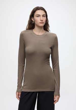 Marc O'Polo, JERSEY T-SHIRTS LONGSLEEVE - Langarmshirt - stone taupe