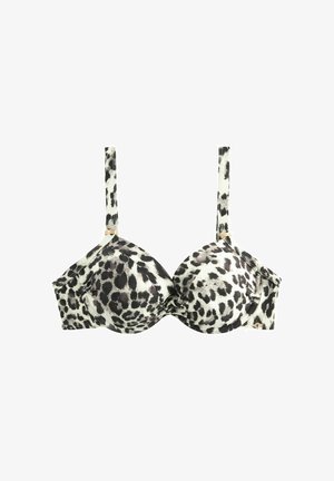SHAPING PADDED WIRED STANDARD - Bikini pezzo sopra - cream grey leopard