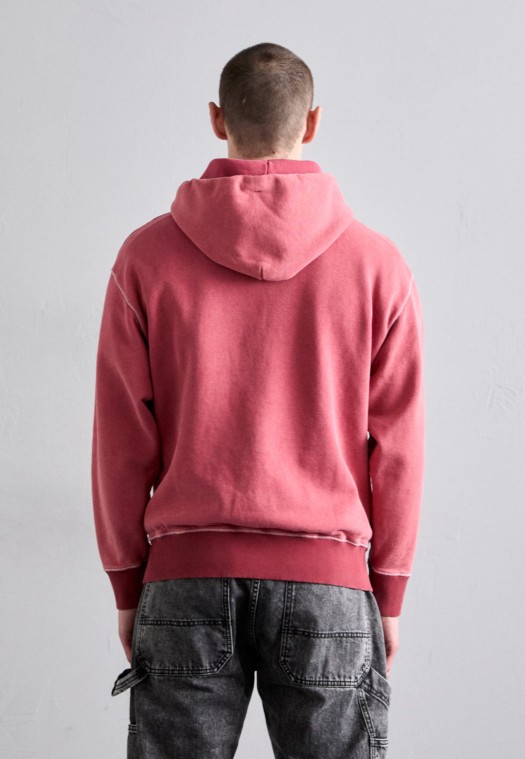 Aries AGED PREMIUM J'ADORO COWBOY HOODIE - Hoodie - red/light red