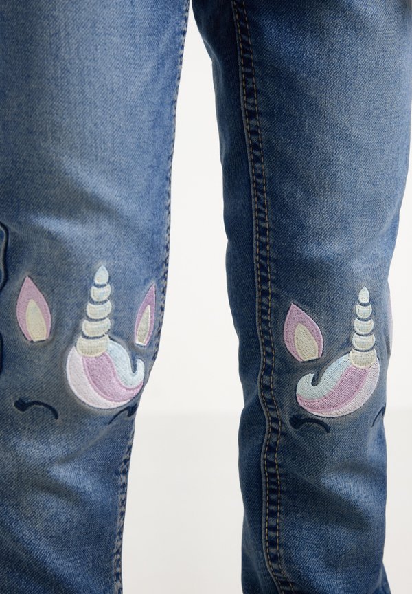 TROUSERS SARA UNICORN - Slim fit jeans - denim2