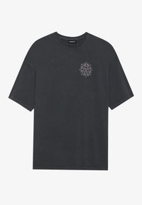 Print T-shirt - black/moon wash