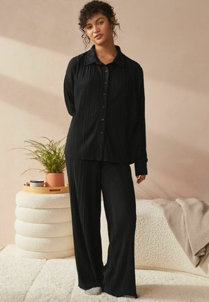 Next SET BUTTON THROUGH SET - Pyjama - black